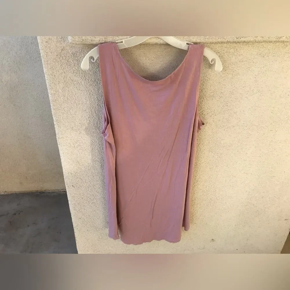 Layers Dress by Lori Goldstein SzXL Dusty Rose